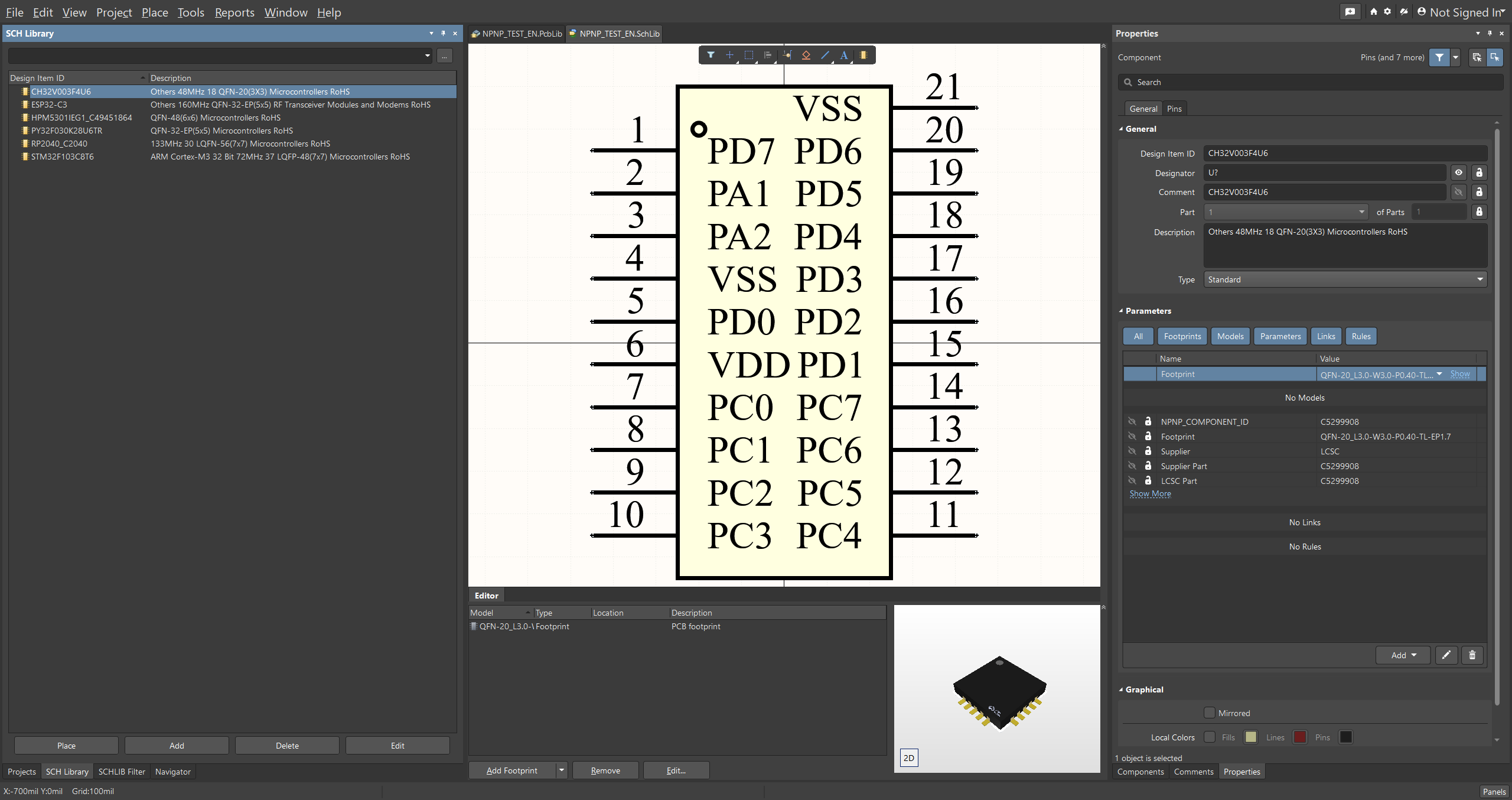 Altium schematic library export